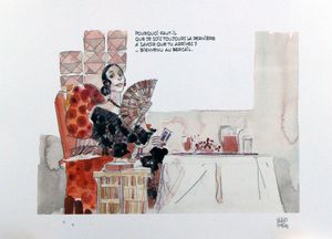 Cordoba Lady art by Hugo Pratt