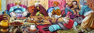 Dick Whittington: 20 Uninvited Guests art by Nadir Quinto
