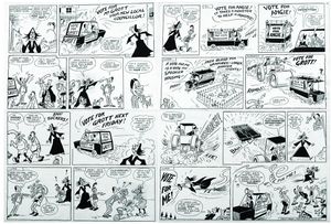 Beastenders 3 (TWO pages) art by Reg Parlett