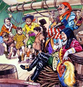 Peter Pan: Brought Before The Captain art by Nadir Quinto