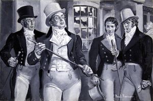 Beau Brummel art by Paul Rainer