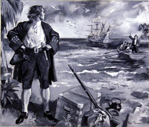 Alexander Selkirk: the Real Life Robinson Crusoe art by Paul Rainer