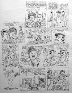 Benny Hill - Bird Watching art by Arthur Ranson