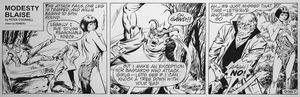 Modesty Blaise daily strip #9987 - The Killing Game art by Enric Badia Romero