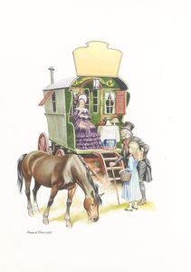 The Old Curiosity Shop: Happy Aboard the Caravan art by Ron Embleton