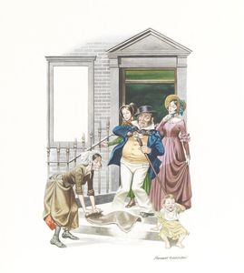 Dombey and Son - Welcome Mat art by Ron Embleton