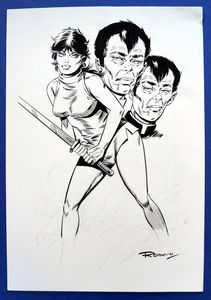 Modesty Blaise (Agent X-9 Cover) art by Enric Badia Romero