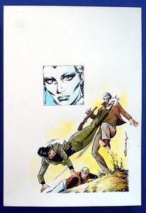 Modesty Blaise vs The Zombie (SIGNED) art by Enric Badia Romero
