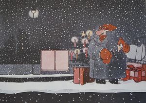 The Last Additional Train: Turkey Train art by Jacques Tardi