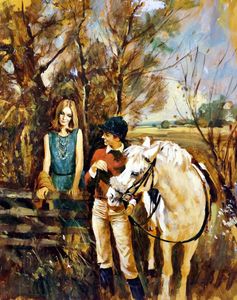 Whiteoaks art by Len Thurston