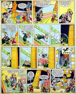 Asterix In the Days of Good Queen Cleo  9 art by Albert Uderzo