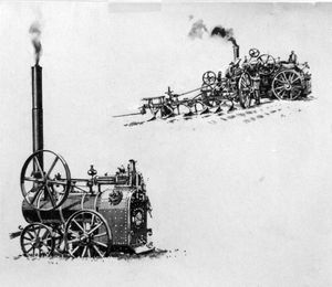 Traction Steam Engine art by John S Smith
