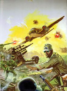 Air Ace Picture Library cover #368  'Dangerous Cargo' art by Alan Willow