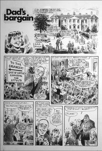 The Happy Days - Dads Bargain (COMPLETE 4 PAGE STORY) art by Andrew Wilson