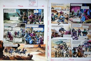 Captured from 'The Tharvs' (TWO pages) art by Gerry Wood
