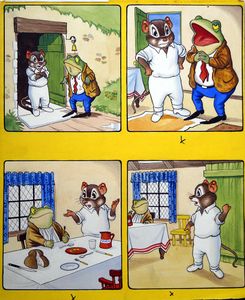 The Wind In The Willows: Tennis Whites art by Peter Woolcock