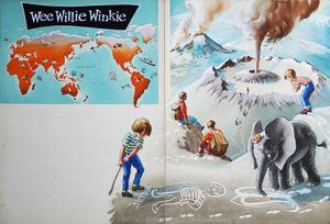 The Volcano Adventure art by John Worsley