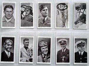 Full Set of 50 Cigarette Cards: Kings of Speed (1939) by Various