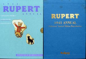 Rupert 1944 & 1945 Annuals: Collector's Limited Editions by Alfred Bestall