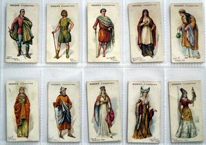 Full Set of 50 Cigarette Cards: British Costumes From 100 BC to 1904   (1905) by Various