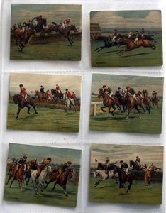 Full Set of 25 Cigarette Cards: Races Historic and Modern (1927) by Various