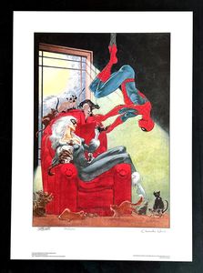 Charles Vess Spiderman 2 art by Charles Vess