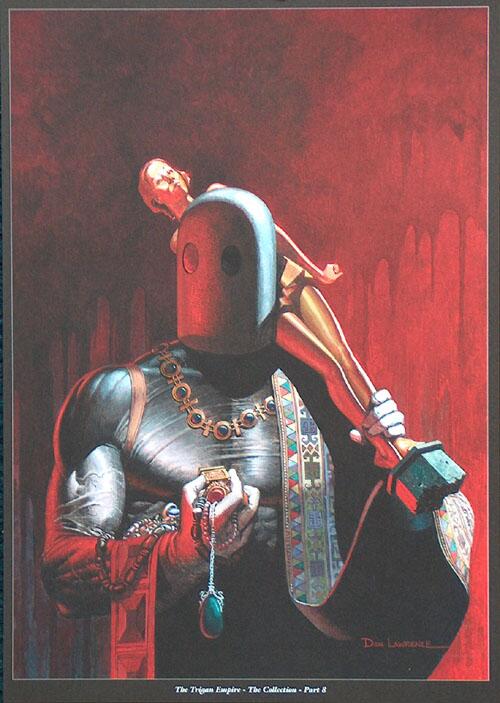 Free Limited Edition Trigan print, The Trigan Empire Volume  8: The Prisoner of Zerss (Complete Don Lawrence Collection)
