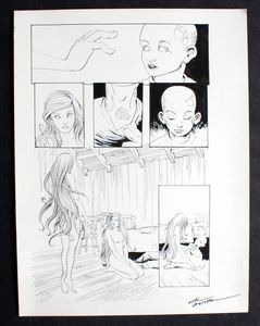 Judge Dredd: Anderson Psi-Division: A Flicker Of Life 1 (SIGNED) (Original) Comic Art