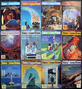 The Magazine of Fantasy and Science Fiction: 1984 (Complete) - Volume 66 & Volume 67, (12 issues)