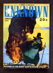 Unknown Fantasy Fiction: January 1940 by Marian O'Hearn, J. Allan Dunn, Lester del Rey