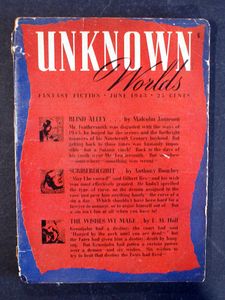 Unknown Worlds Fantasy Fiction: June 1943 by Malcolm Jameson, Anthony Boucher, E. M. Hull and many more