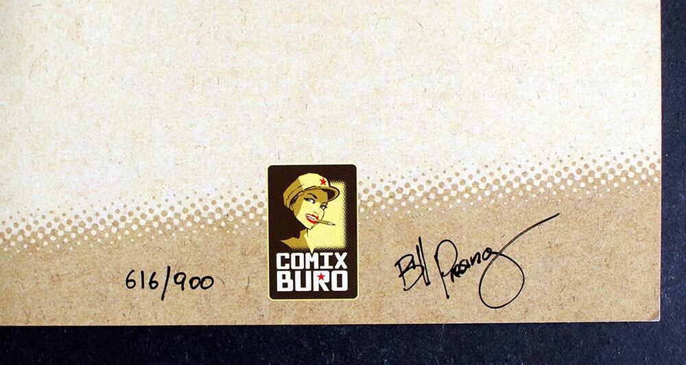 Signed and Numbered edition, Presing Sketchbook