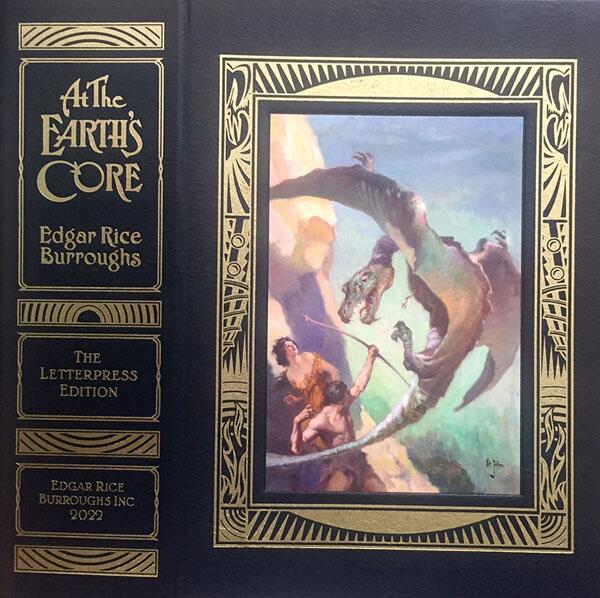 At The Earth's Core – Leatherbound Letterpress Edition by Edgar Rice Burroughs, Phil Burger (Preface), William Stout (Artist's Preface)