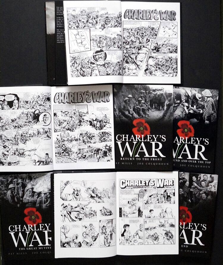 Charley's War Volumes #1 - #10 by Pat Mills