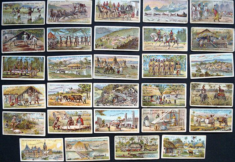 Complete Set of 50 'British Empire Series' John Player & Sons Cigarette Cards (1904)
