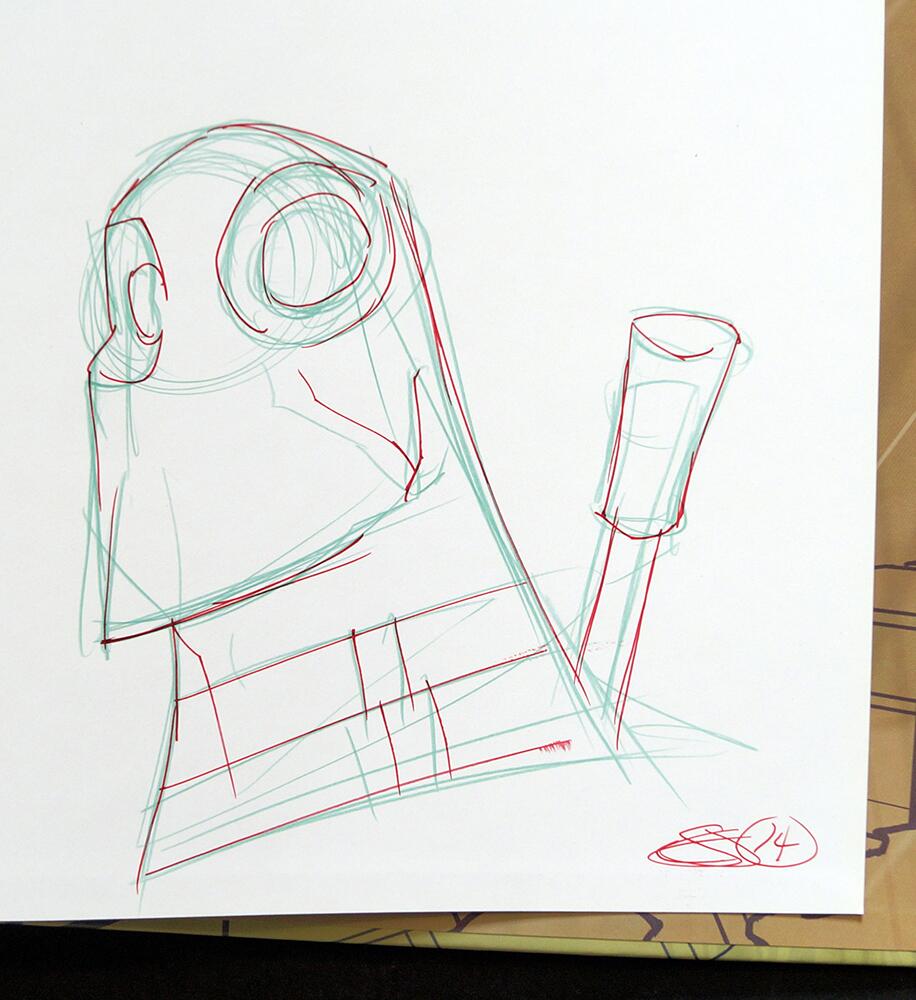 original drawing, Cheeks: The Art of Sean Galloway Bundle