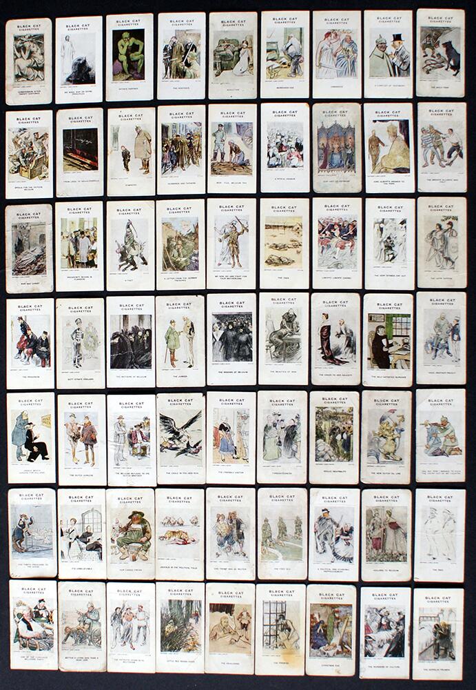 Cigarette Cards: Raemakers' War Cartoons (126 cards)