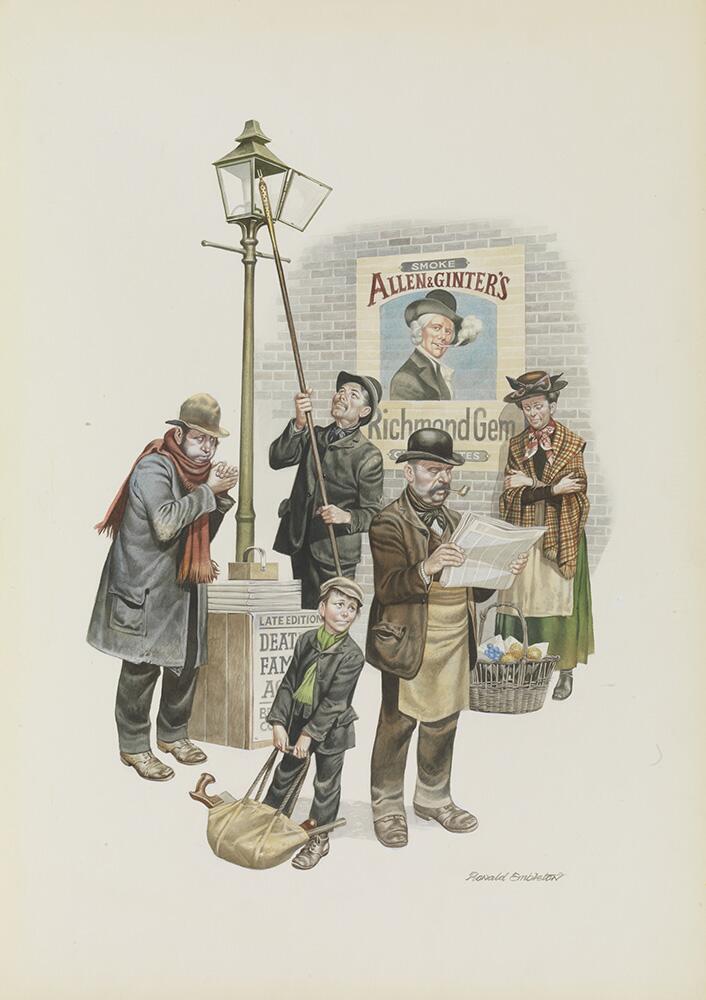 The Lamplighter art by Ron Embleton