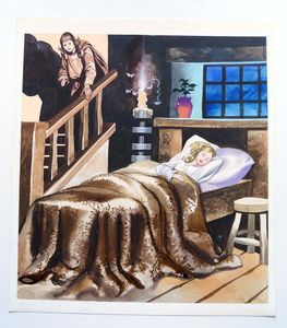 Magic Apples - Sleeping & Creeping art by Ron Embleton
