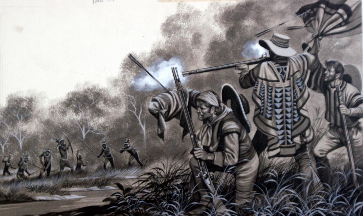 The Courage of the Chavante art by Ron Embleton