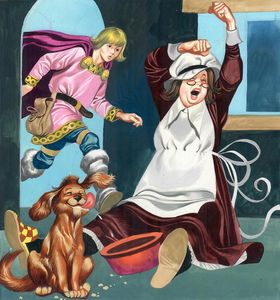 The Slumbering Cook art by Ron Embleton