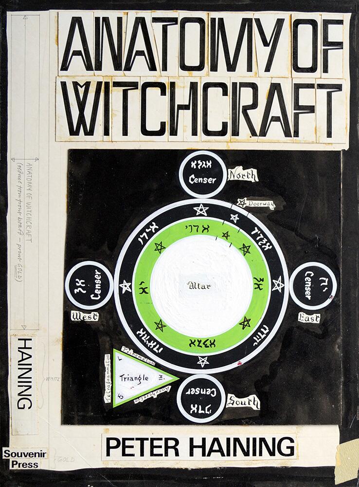 Anatomy Of Witchcraft book cover art by 20th Century unidentified artist