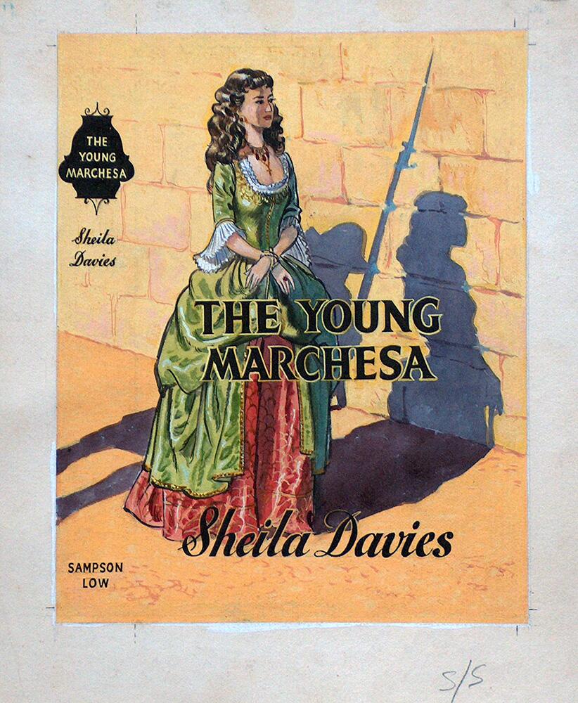 The Young Marchesa book cover art art by 20th Century unidentified artist