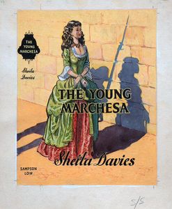 The Young Marchesa book cover art art by 20th Century unidentified artist