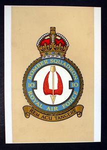 R.A.F. Badge: Bomber Squadron 10 art by 20th Century unidentified artist