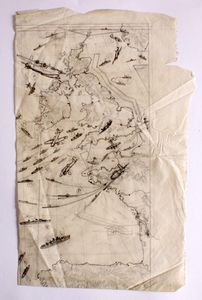 Map Of Battling Britain art by Leslie Ashwell Wood