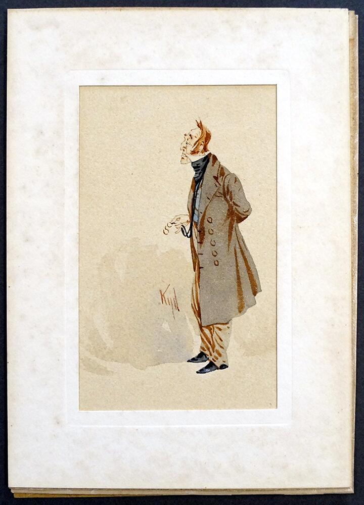 Dickensians: Mr. Pott from 'The Pickwick Papers' art by Joseph Clayton Clark (Kyd)