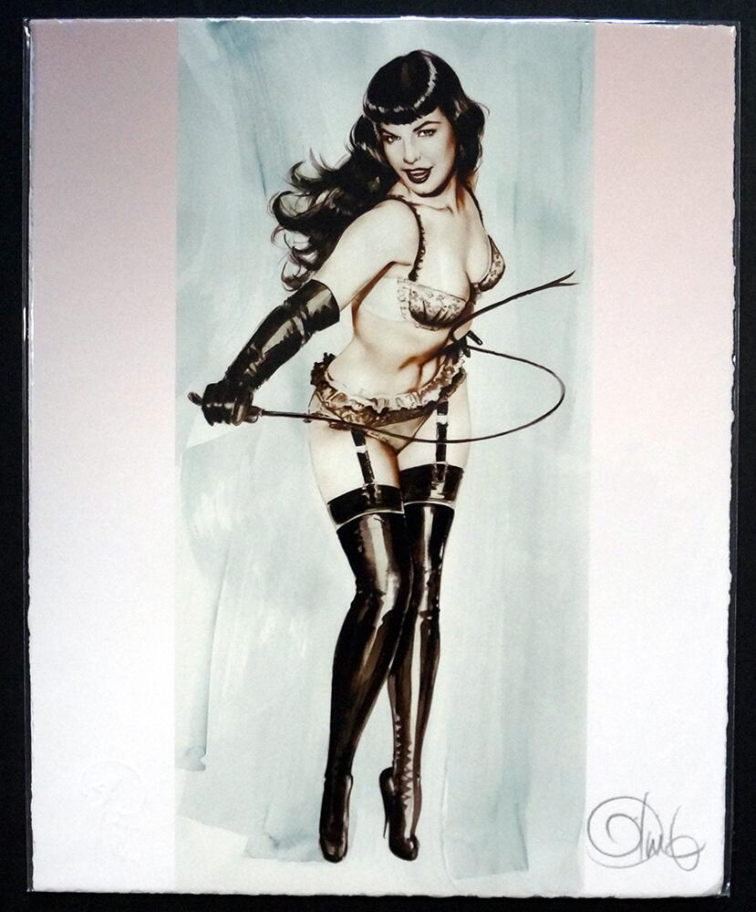 Bettie Page: Heaven Bound: Red art by Olivia (de Berardinis)