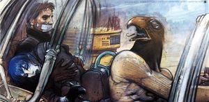 Horus Pilot art by Enki Bilal