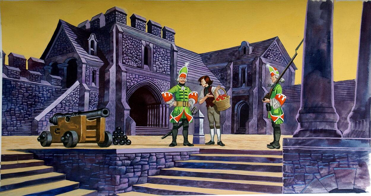 The Magic Apples 12 art by Ron Embleton